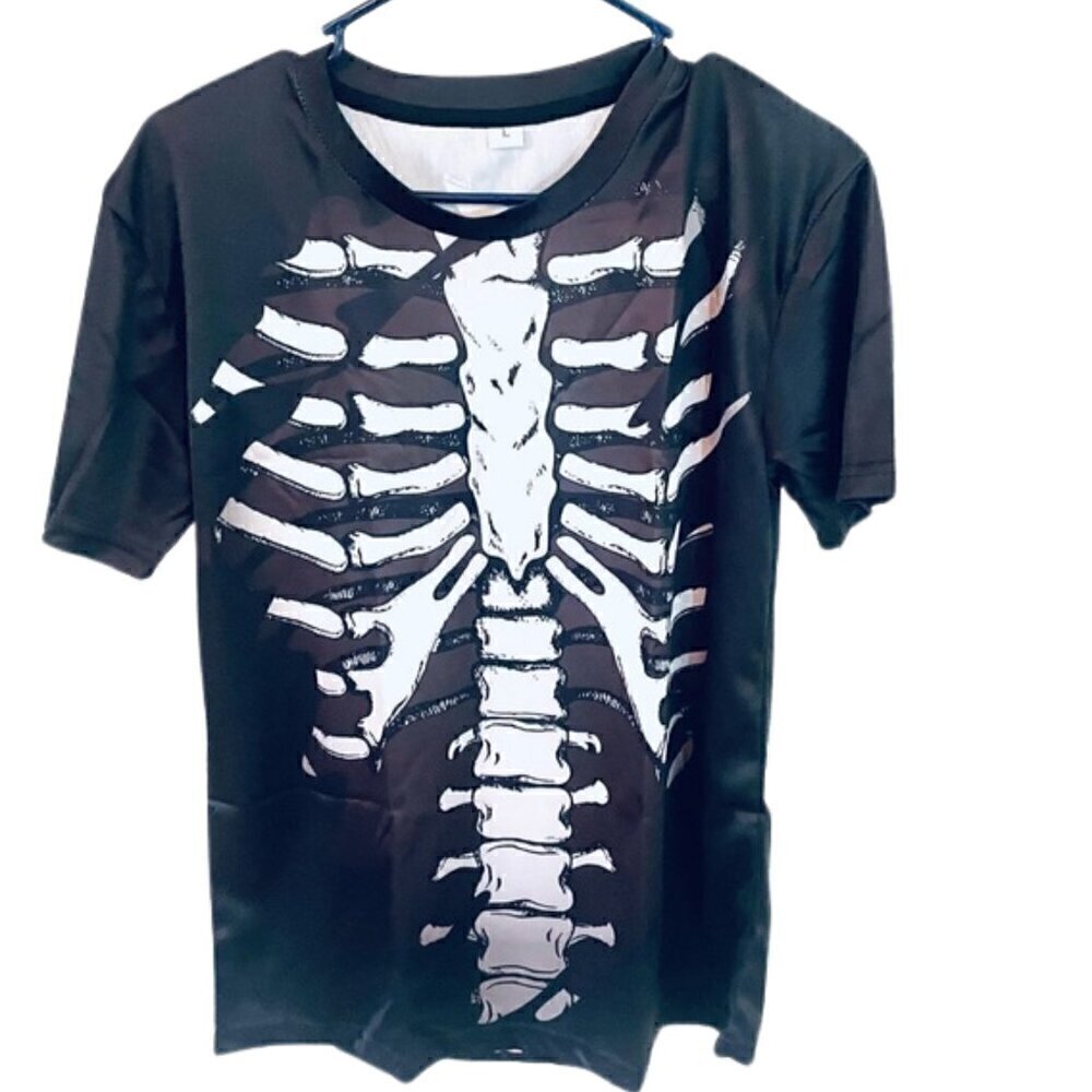 NWOT Skeleton Costume Shirt - Youth Size L (12-14Y) - Halloween